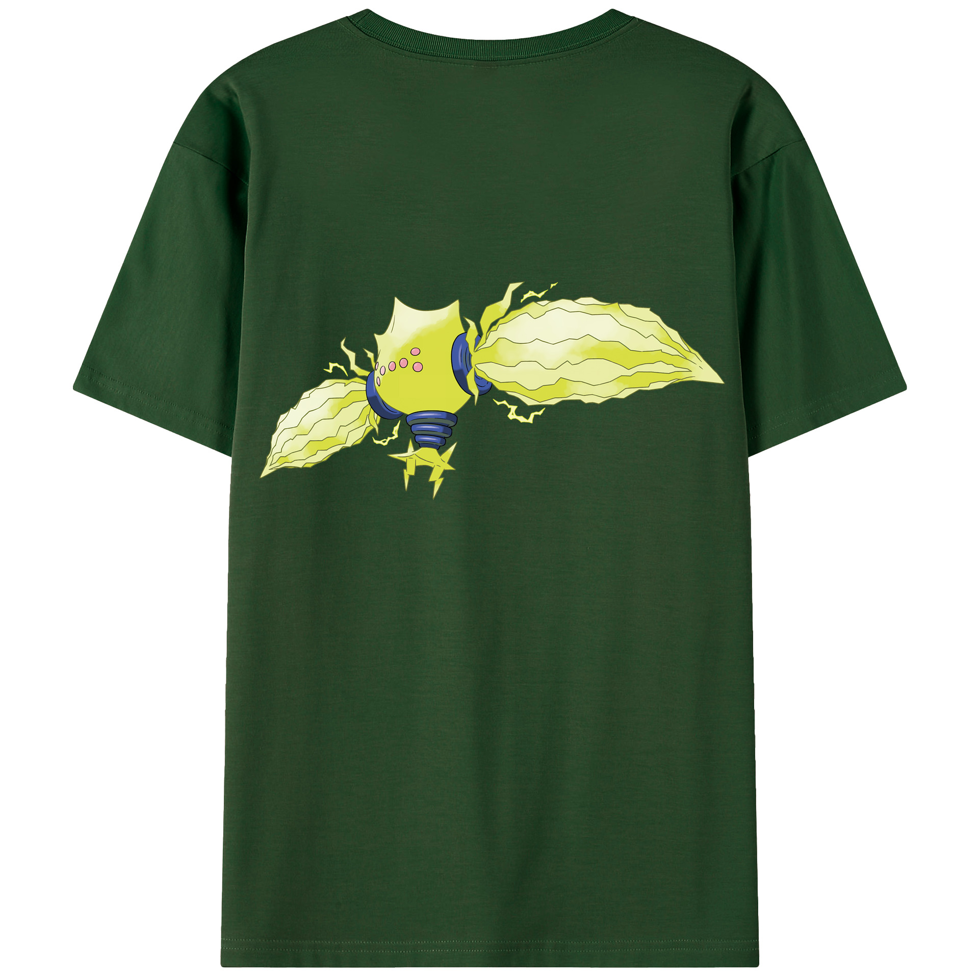 （画像用） ポケットモンスター Pokémon 綿100％半袖Tシャツ（背面プリント）